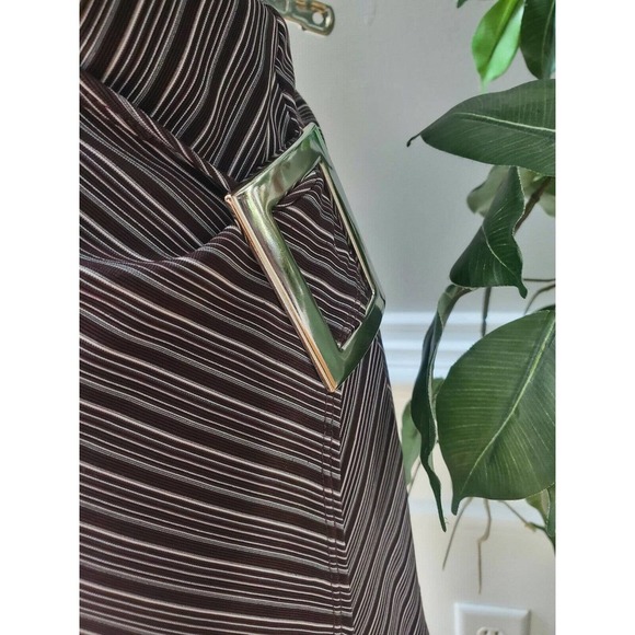 Maria Gabrielle Womens Black & White Polyester V-Neck Long Sleeve Top Blouse 2XL - Picture 5 of 10